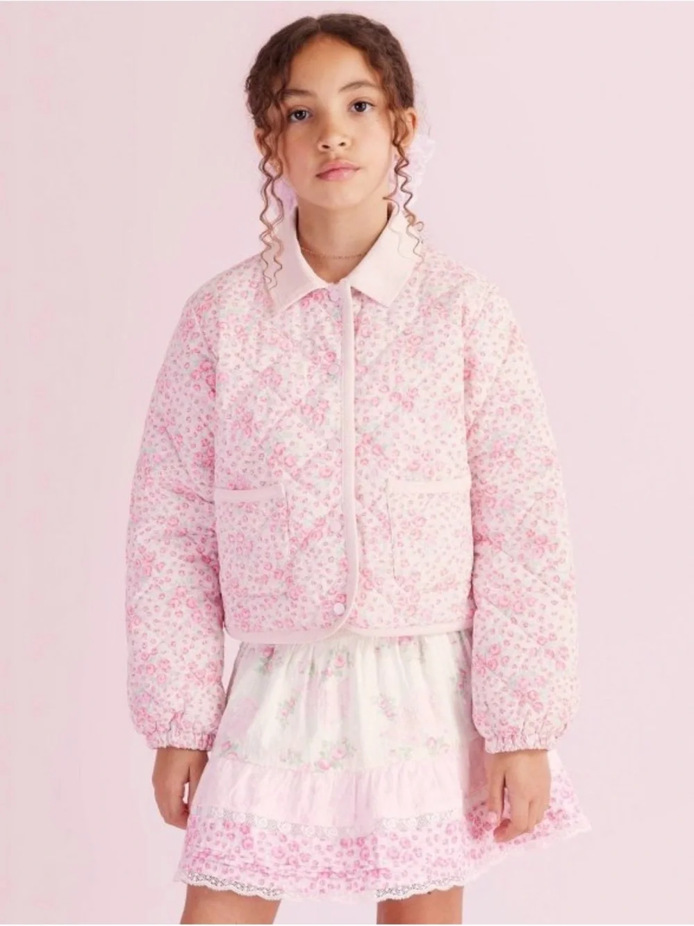 LoveShackFancy x Target Charolette Roseheart Quilted Barn Jacket